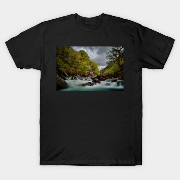 ABERGLASLYN GORGE T-Shirt by dumbodancer